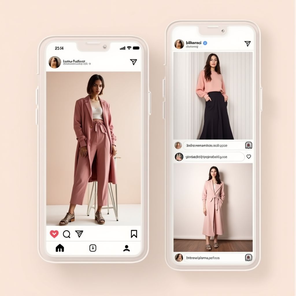 Instagram feed pro módní butik